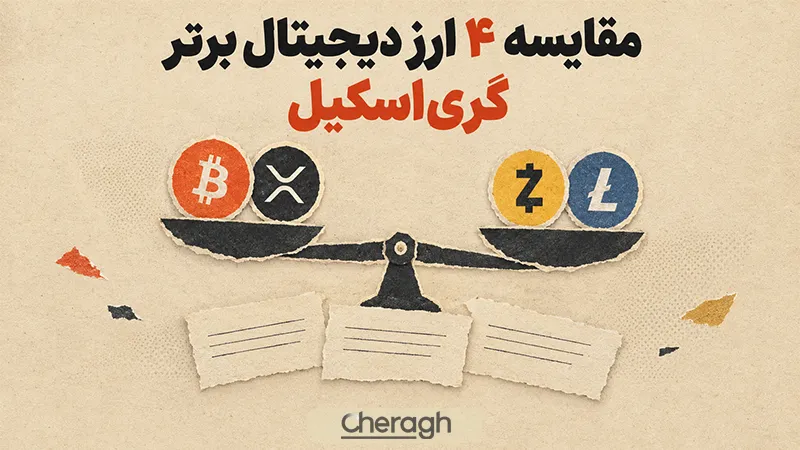 چهار ارز دیجیتال برتر گری‌ اسکیل