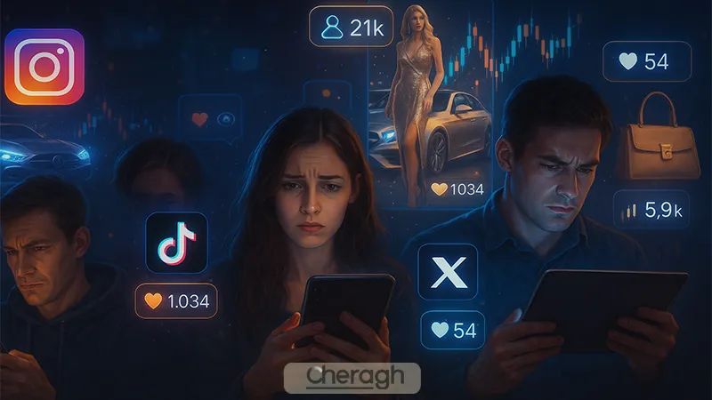 اثر شبکه های اجتماعی بر پدیده مقایسه گری اجتماعی