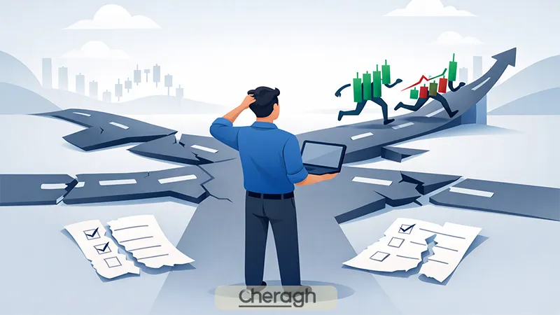 نبود پلن معاملاتی مشخص و تأثیر آن بر خروج زودهنگام از معامله