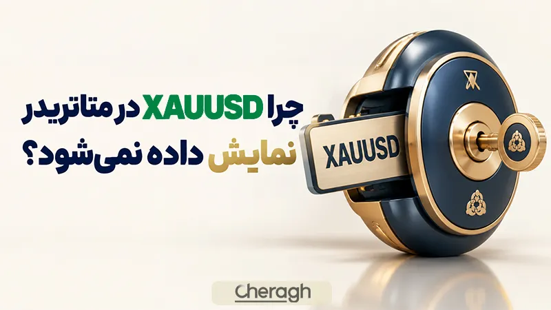 علت عدم نمایش طلا در متاتریدر و راهکار حل آن