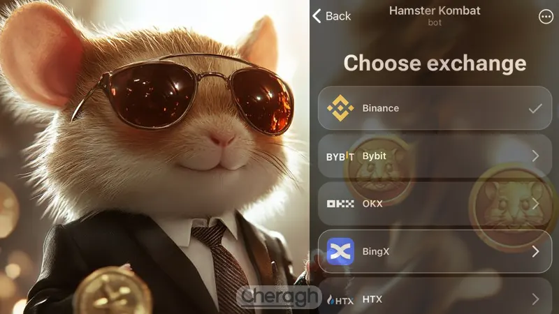 تبدیل توکنهای همستر به ریال در صرافی