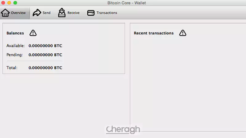 سپس فرآیند دانلود کل بلاکچین را آغاز خواهد کرد
