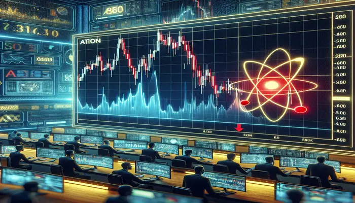 سقوط شدید ارزش ATOM همزمان با فروش گسترده و پرحجم