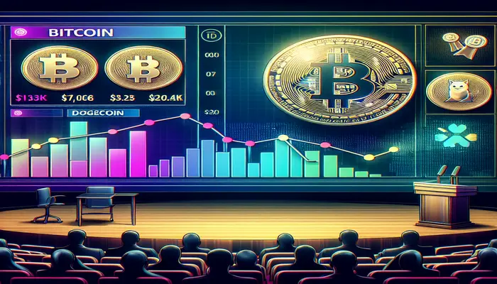 بیتکوین در محدوده ۱۱۳ هزار دلار؛ سولانا و دوجکوین پیشتاز رشد پیش از سخنرانی پاول در جکسون هول
