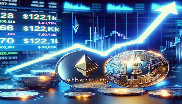 بیت‌کوین از ۱۲۲ هزار دلار عبور کرد و به رکوردی تازه نزدیک شد؛ اتر تنها ۳٪ با اوج قیمتی ۲۰۲۱ فاصله دارد