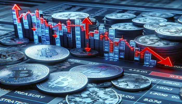سقوط استراتژی به پایینترین حد چهار ماه گذشته با افت سهام کریپتو و خزانهداری داراییهای دیجیتال
