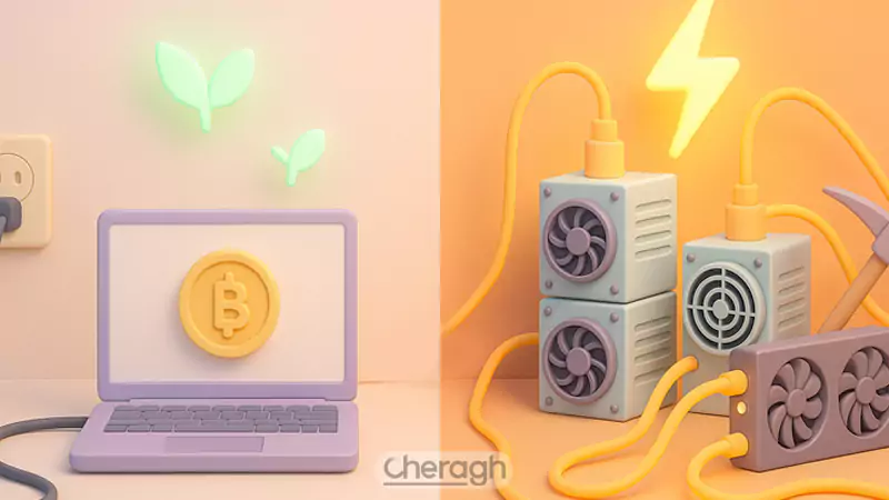 فرق ماینینگ با استیکینگ از نظر مصرف انرژی