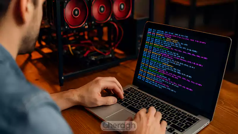 ماینینگ ارز دیجیتال با لپ تاپ