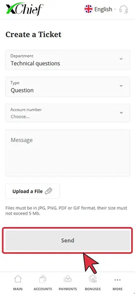 مرحله پنجم وارد کردن کد رفرال