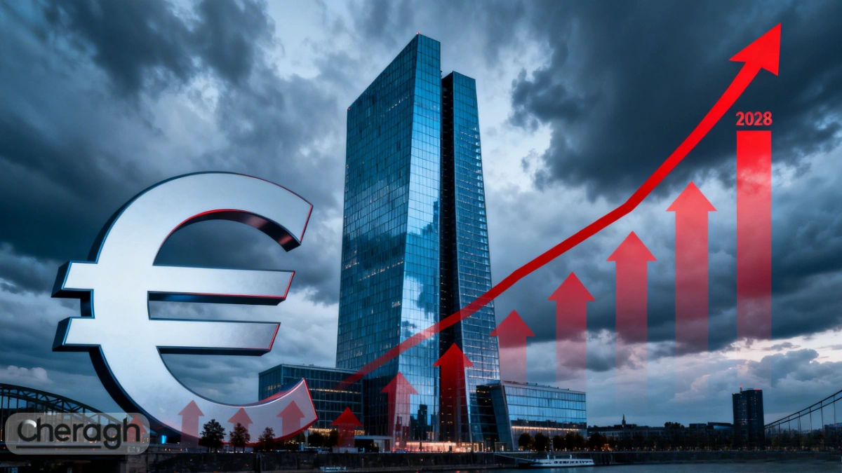چرخش تورم اروپا به سمت صعود؛ احتمال افزایش نرخ بهره در ۲۰۲۸