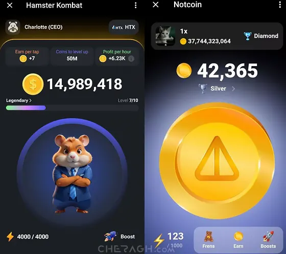 شباهت‌ها و تفاوت‌های همستر کامبت با نات کوین