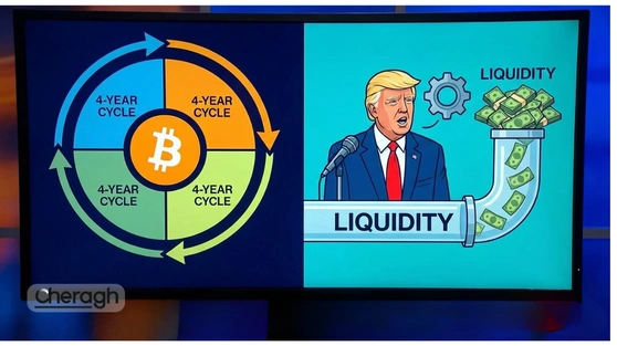 چرخه چهار ساله بیت‌کوین هنوز پابرجاست؛ سیاست و نقدینگی عامل اصلی