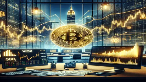 وال‌استریتی شدن بیت‌کوین: همبستگی بی‌سابقه شاخص نوسان بیت‌کوین و VIX اس‌اندپی در بازه ۹۰ روزه | چراغ