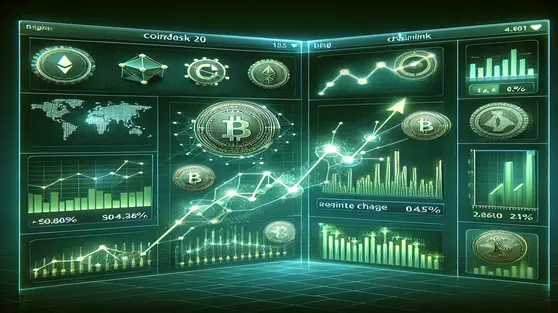 به‌روزرسانی عملکرد CoinDesk 20: رشد ۴.۵ درصدی Chainlink (LINK) همزمان با افزایش شاخص | چراغ