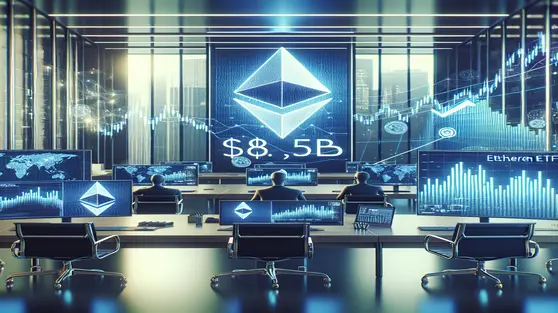 صندوق‌های ETF اتریوم در اولین سال، ۸.۷ میلیارد دلار جذب کردند؛ نزدیک به ۵ میلیارد دلار آن تنها در دو هفته گذشته بوده است. | چراغ