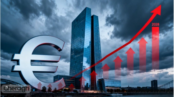 چرخش تورم اروپا به سمت صعود؛ احتمال افزایش نرخ بهره در ۲۰۲۸
