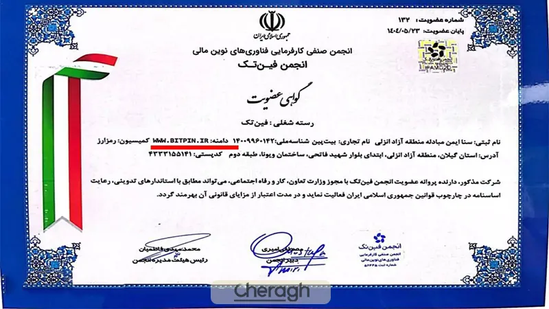  مجوزهای بیت پین