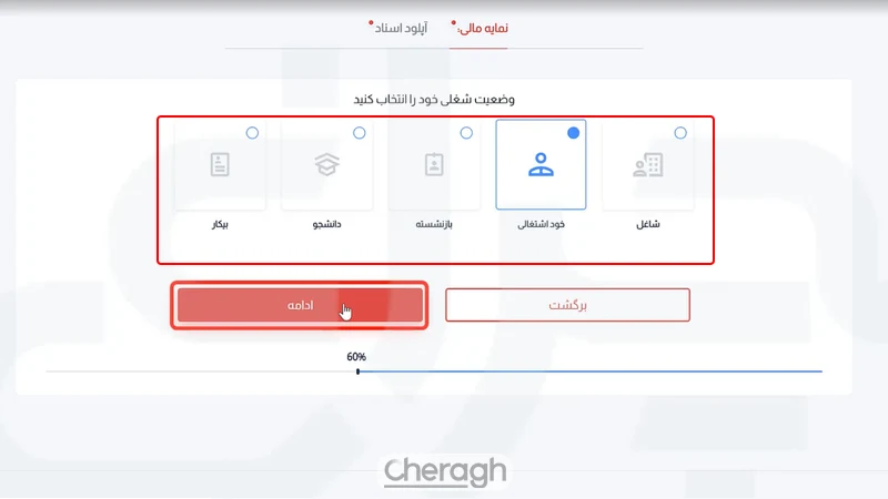 وضعیت شغلی