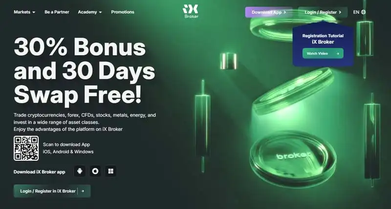 معرفی بروکر iX Broker