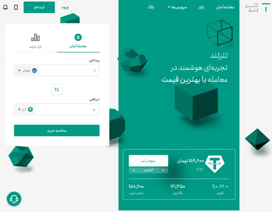 بررسی تخصصی و همه‌جانبه صرافی تترلند (Tetherland)