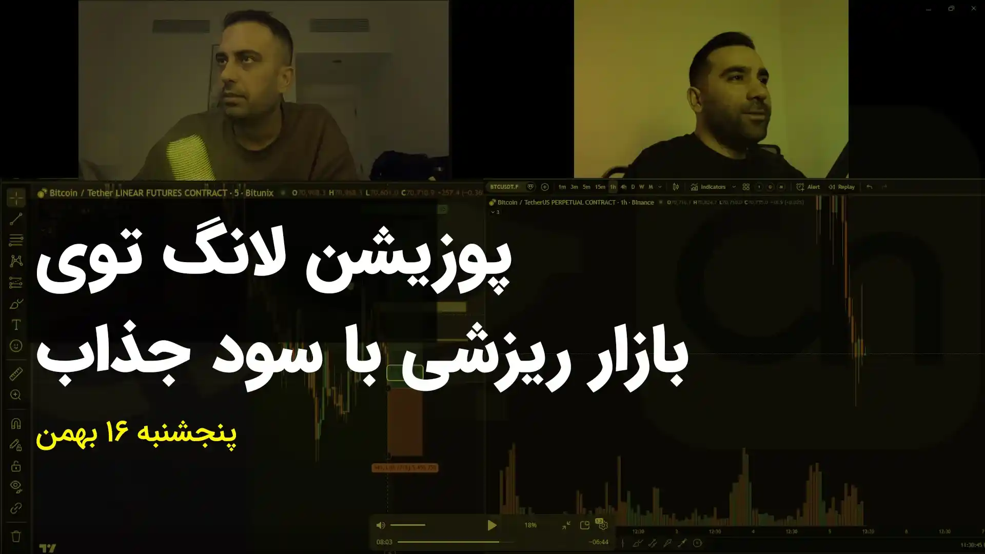 لایو ترید کریپتو ۱۶ بهمن ۱۴۰۴